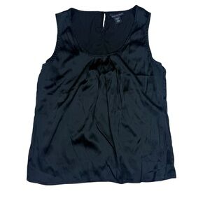 Banana Republic Black Satin Blouse